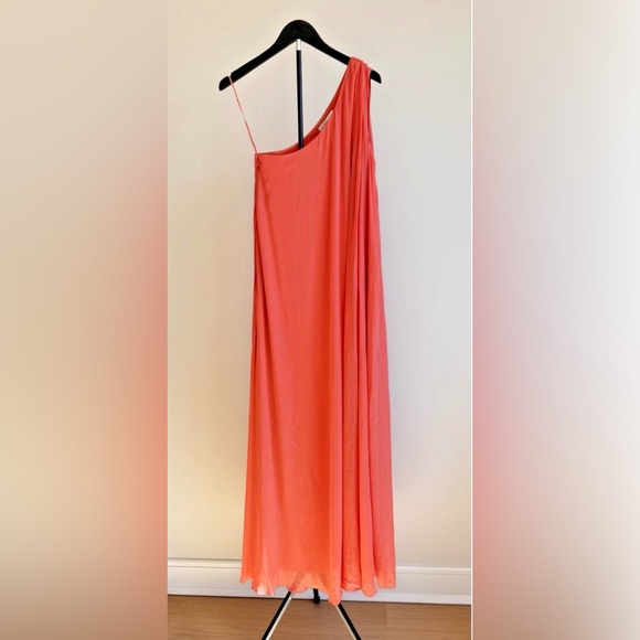 NWT REISS Charly One Shoulder Maxi Dress - Size 4 - MSRP $390 - Picture 7 of 10